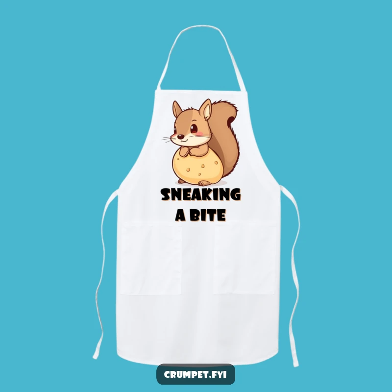Funny Baker Squirrel Apron: Mischief and Crumpets for Your Cheerful Kitchen Adventures