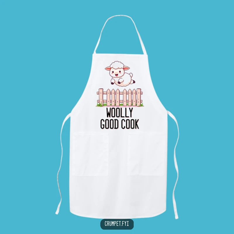 Funny Sheep Chef Apron, Humorous Farm Kitchen Wear for Cooking Laughs