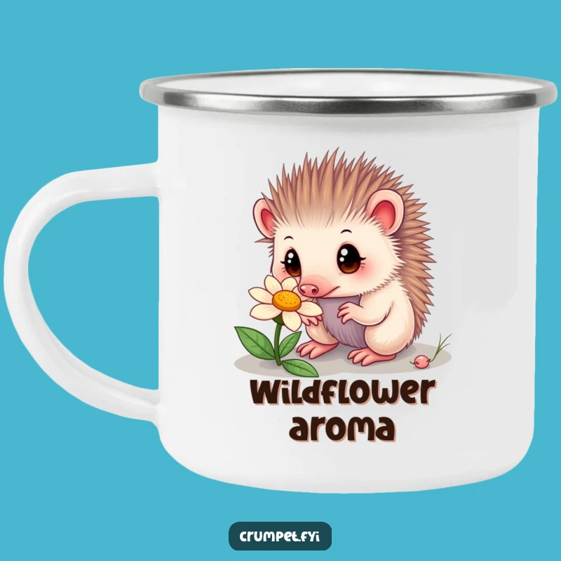 Funny Echidna Camping Mug: Curious Drinkware for Outdoors, Perfect Gift