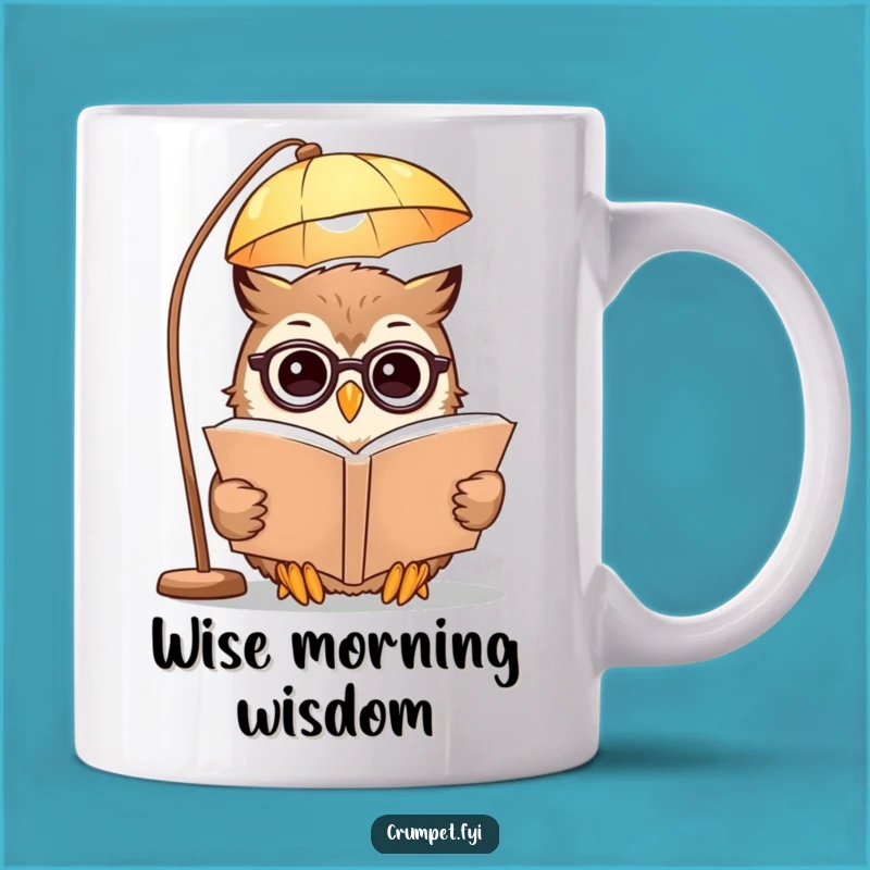 Funny Owl Mug: Wise Spectacled Reader - A Scholarly & Funny Gift!