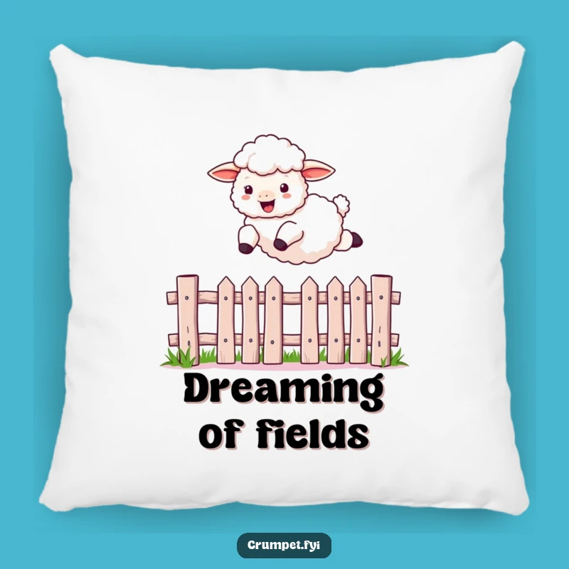 Funny Sheep Pillow, Cozy & Comical Farm Animal Cushion for Sofa Giggles