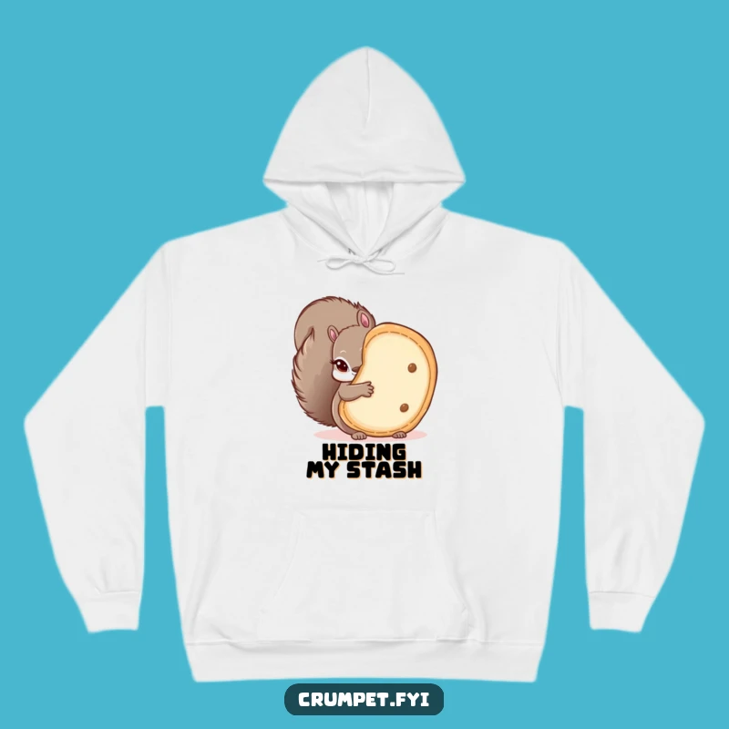 Cozy Funny Squirrel Peeking Hoodie, Warmth Meets Mischievous Charm