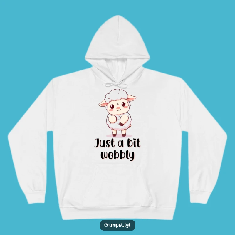 Funny Fluffy Sheep Curtsy Hoodie: Cozy Polite Sheep Sweatshirt Gift