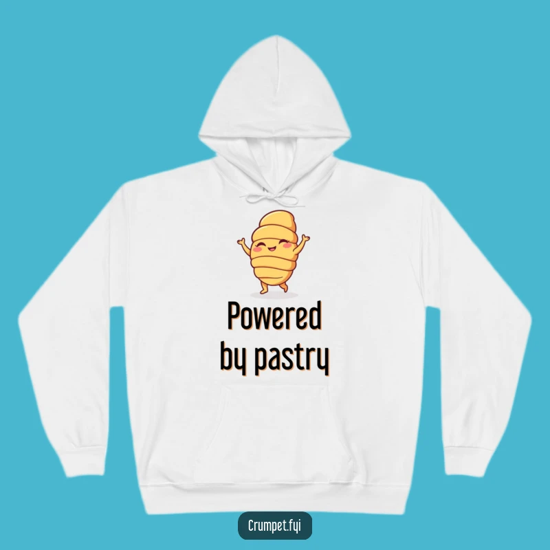 Funny Croissant Dance Hoodie: Cozy Comfort and Baked Goods Humor