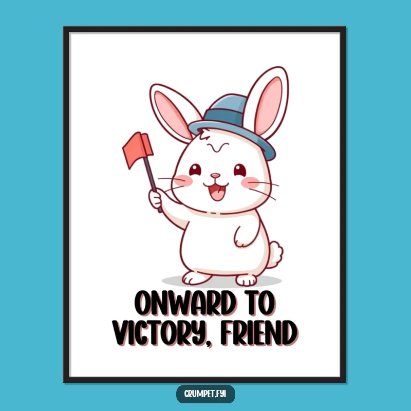 Free Printable Rabbit Wall Art - Whimsical Downloadable Decor for Playful Spaces