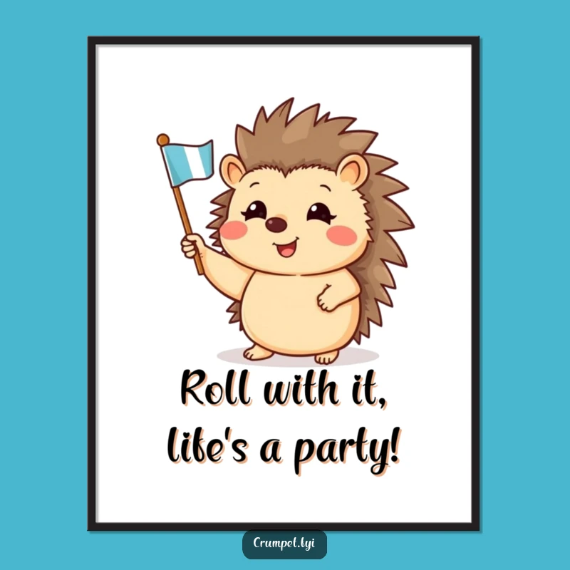 Funny Free Printable Hedgehog Wall Art: Cheerful Downloadable Decor for Any Room