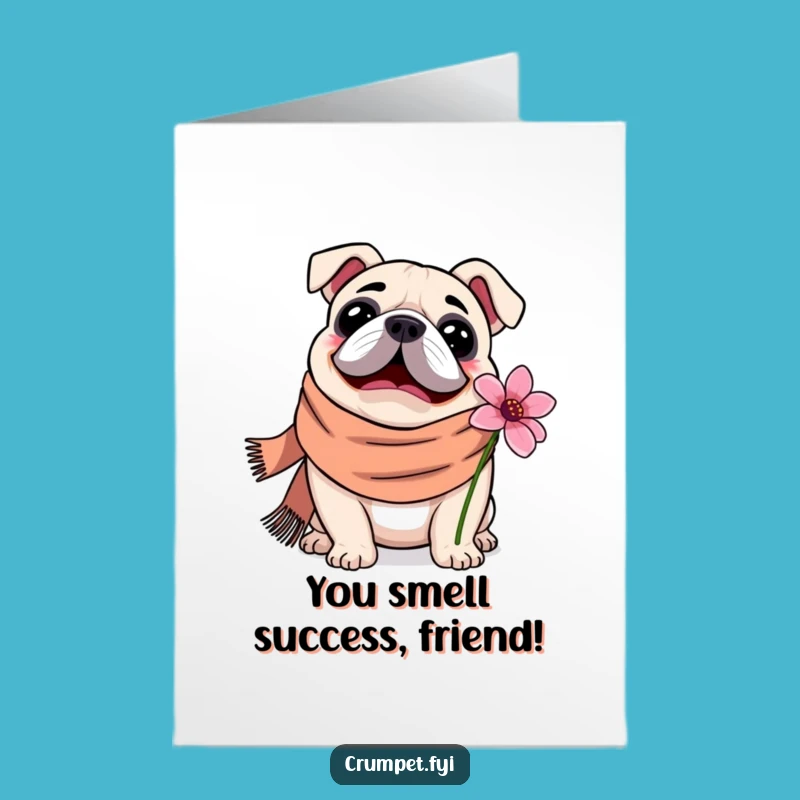 Free Printable Bulldog Congrats Card - Sweet Downloadable Gift for Any Occasion