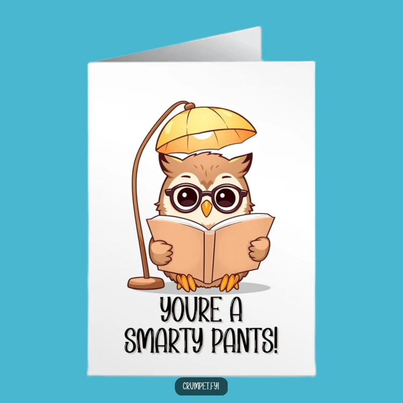 Free Printable Owl Congrats Card - Smart Downloadable Gift for Achievements