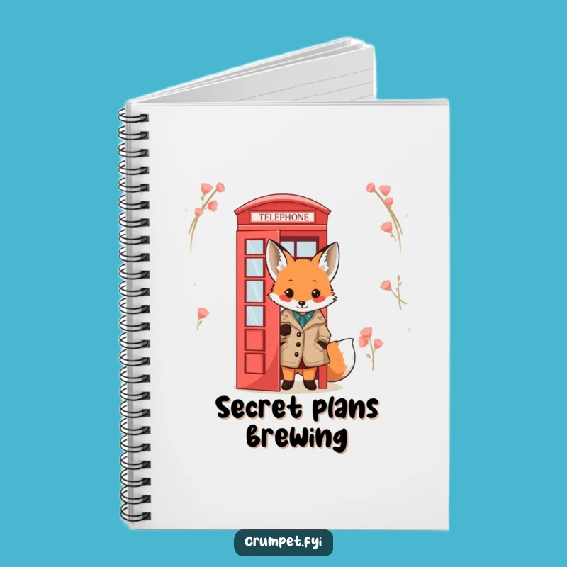 Funny Fox Notebook: Tweed Jacket Journal, Hilarious Gift