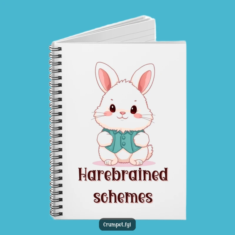 Funny Fluffy Bunny Waistcoat Hopper Notebook: Jot Down Your Dapper Ideas!