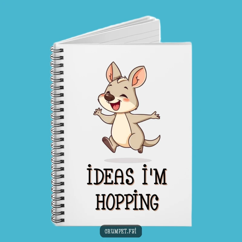 Funny Wallaby Notebook: Energetic Hopper's Journal, Perfect Humorous Gift
