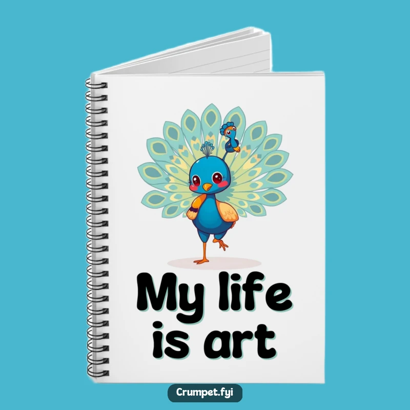Funny Peacock Strutting Notebook: Jot Down Your Fabulous Thoughts with This Confident Journal