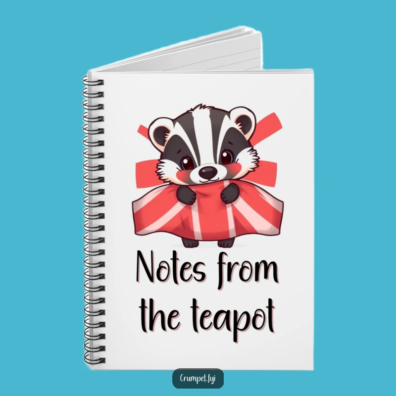 Funny Badger Notebook - Curious Thoughts Journal, Humorous Stationery, Perfect Gift for Writers