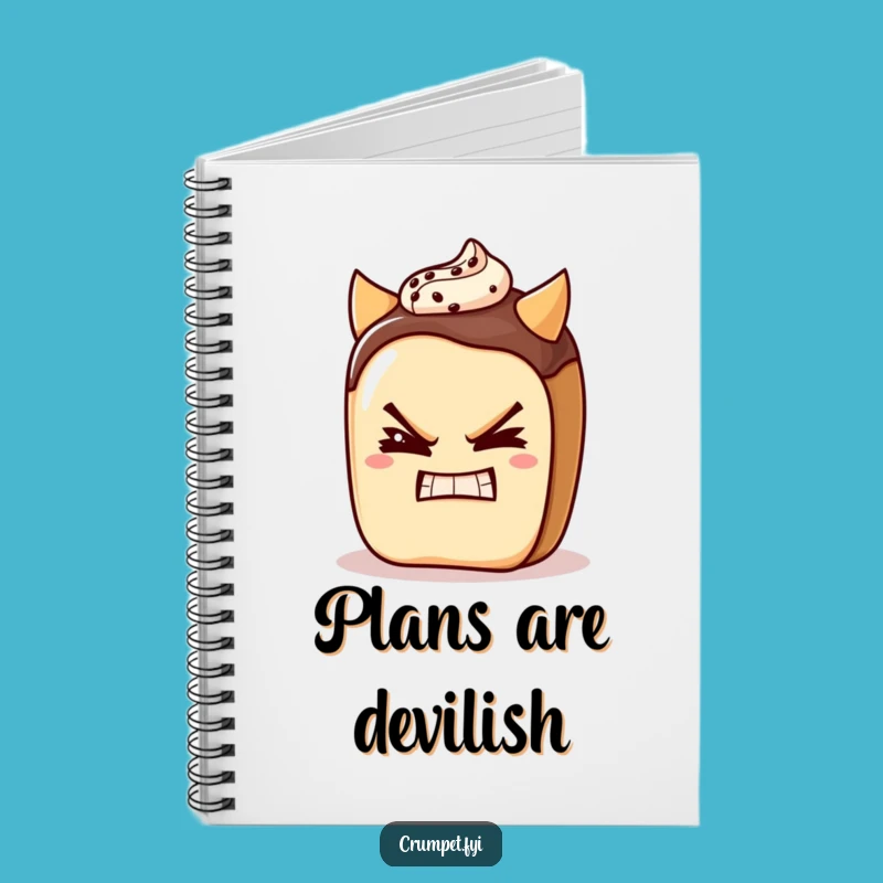 Funny Pain Au Chocolat Notebook: Jot Down Devilish Ideas with This Pastry