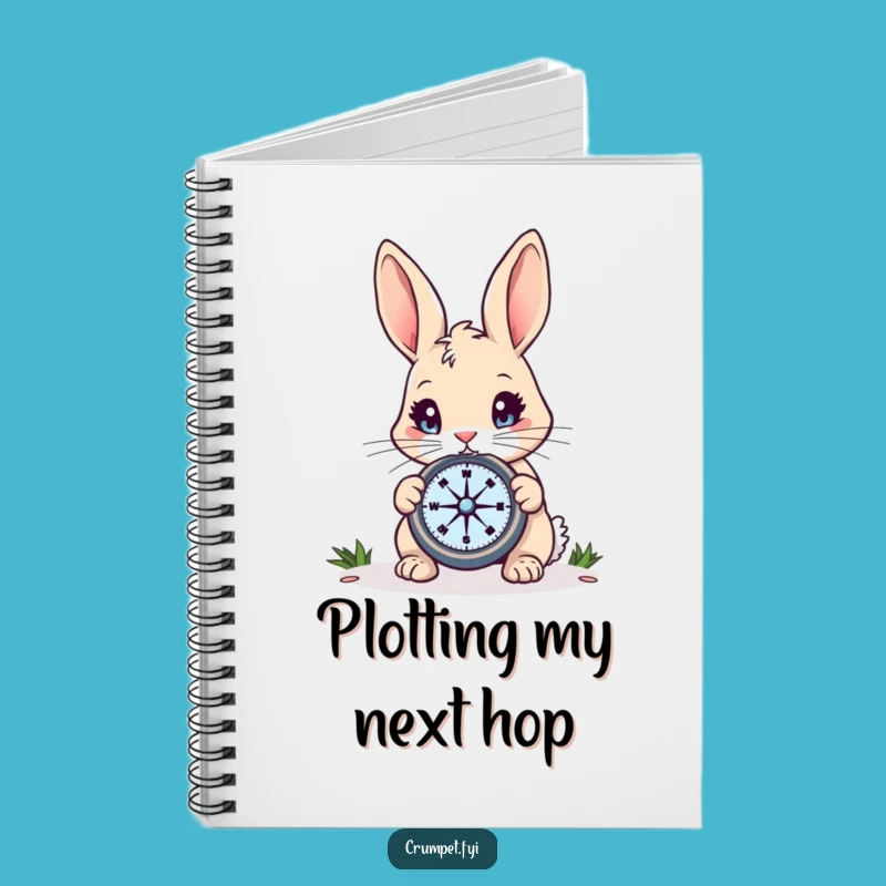 Funny Rabbit Compass Notebook: Jot Down Your Adventures with This Explorer's Journal