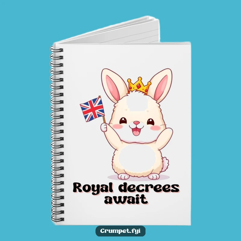 Funny Bunny Notebook: Royal British Journal for Hilarious Notes, Gift