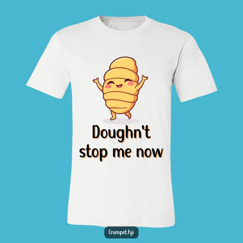 Funny Croissant Dance T-Shirt: Wearable Pastry Fun
