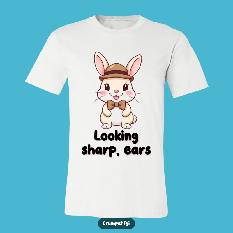 Funny Dapper Rabbit T-Shirt: Wear Your Elegance with a Humorous Bunny Twist