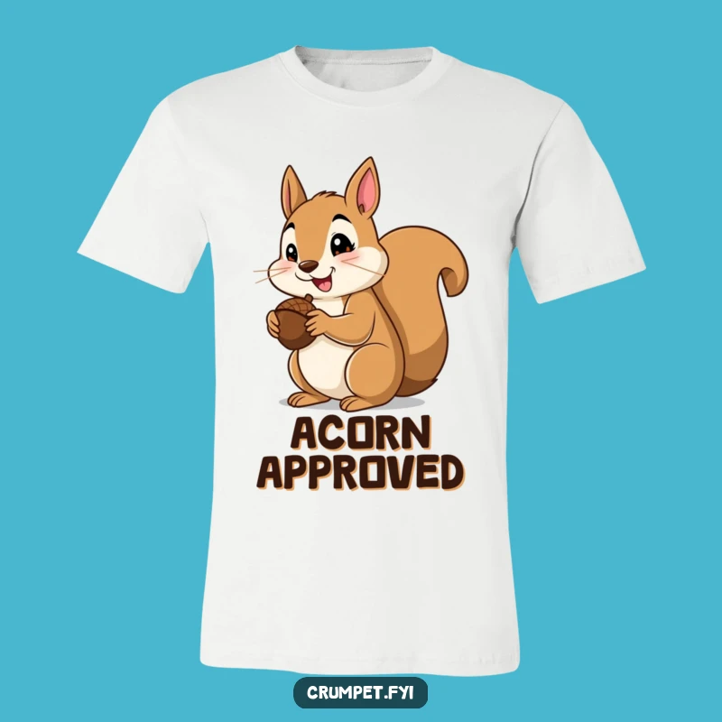 Funny Squirrel Thumbs Up T-Shirt, Cute Acorn Eater Tee for Giggles