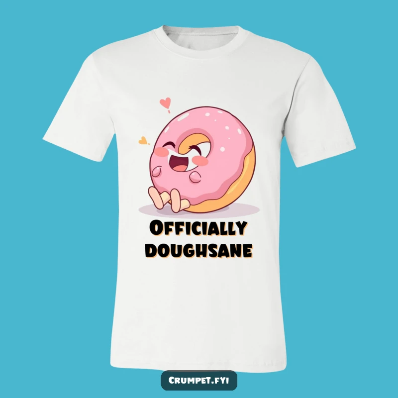 Funny Giggling Donut T-Shirt: Hilarious Pastry Character Tee for Ultimate Comfort