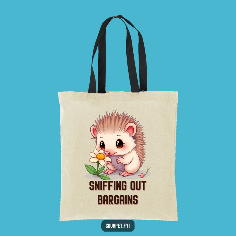 Funny Echidna Tote Bag: Curious Explorer Accessory, Perfect Humorous Gift